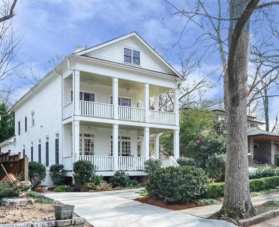 5 bedroom, 2,800 sq ft single family residence sold at 337 Candler Park Drive, Atlanta, GA 30307