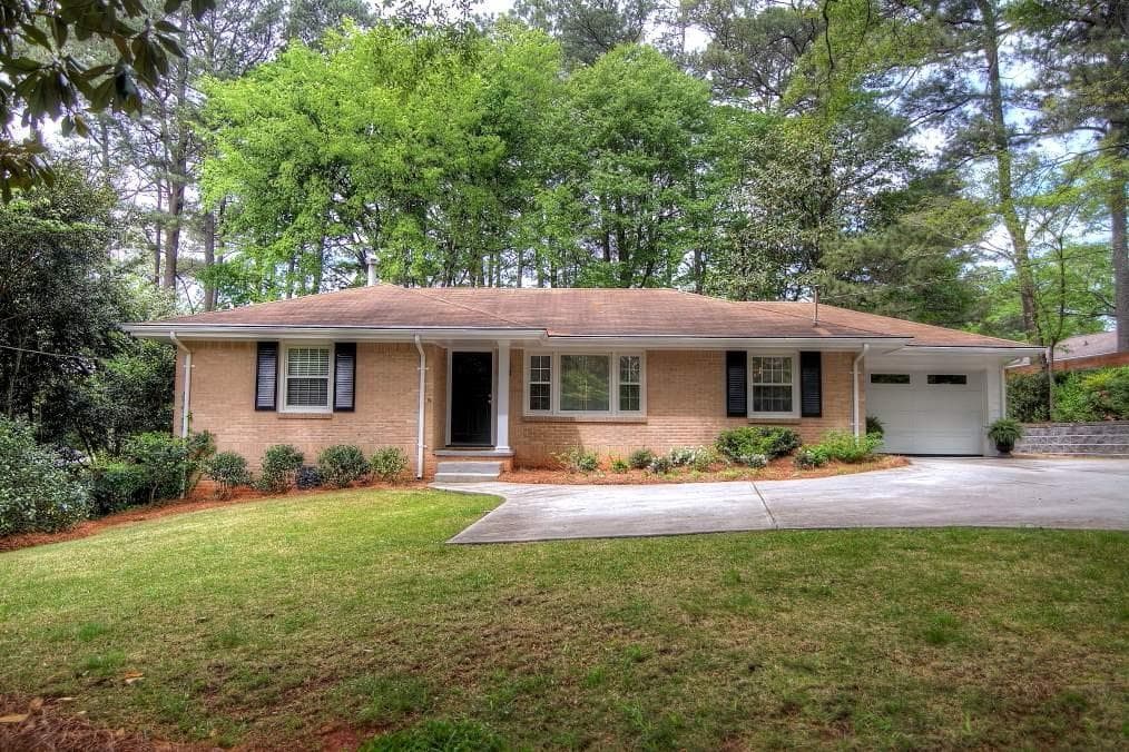 3 bedroom single family residence sold at 1118 North Druid Hills Circle, Decatur, GA 30033