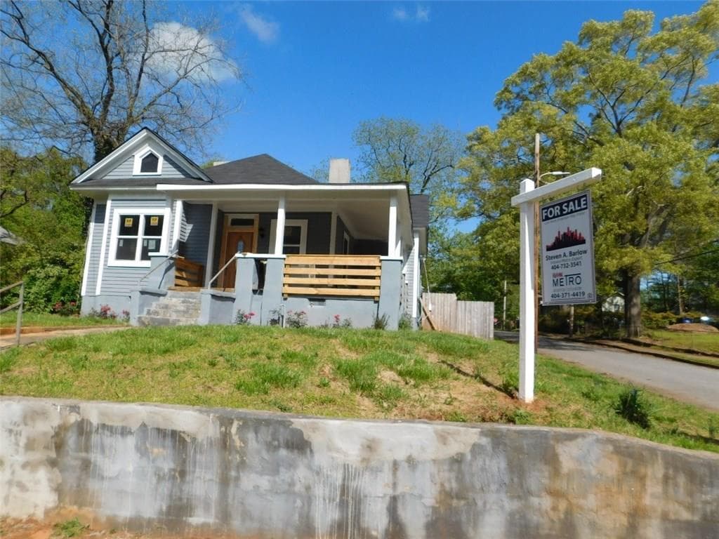 3 bedroom, 1,290 sq ft single family residence sold at 1412 Everhart Street, Atlanta, GA 30310