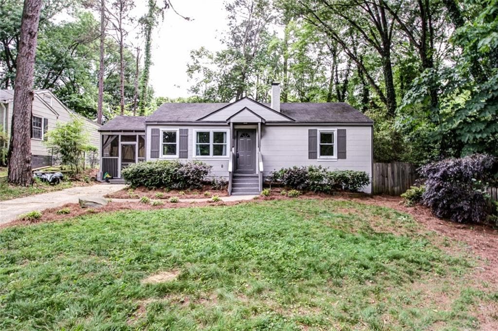2 bedroom, 1,032 sq ft single family residence sold at 1661 Grace Street, Atlanta, GA 30316