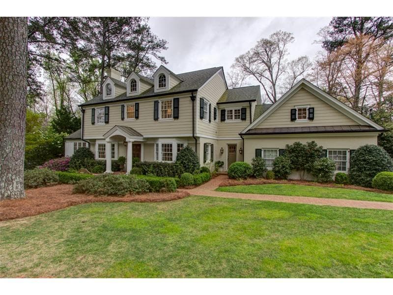 5 bedroom, 5,072 sq ft single family residence sold at 4172 Club Drive, Atlanta, GA 30319