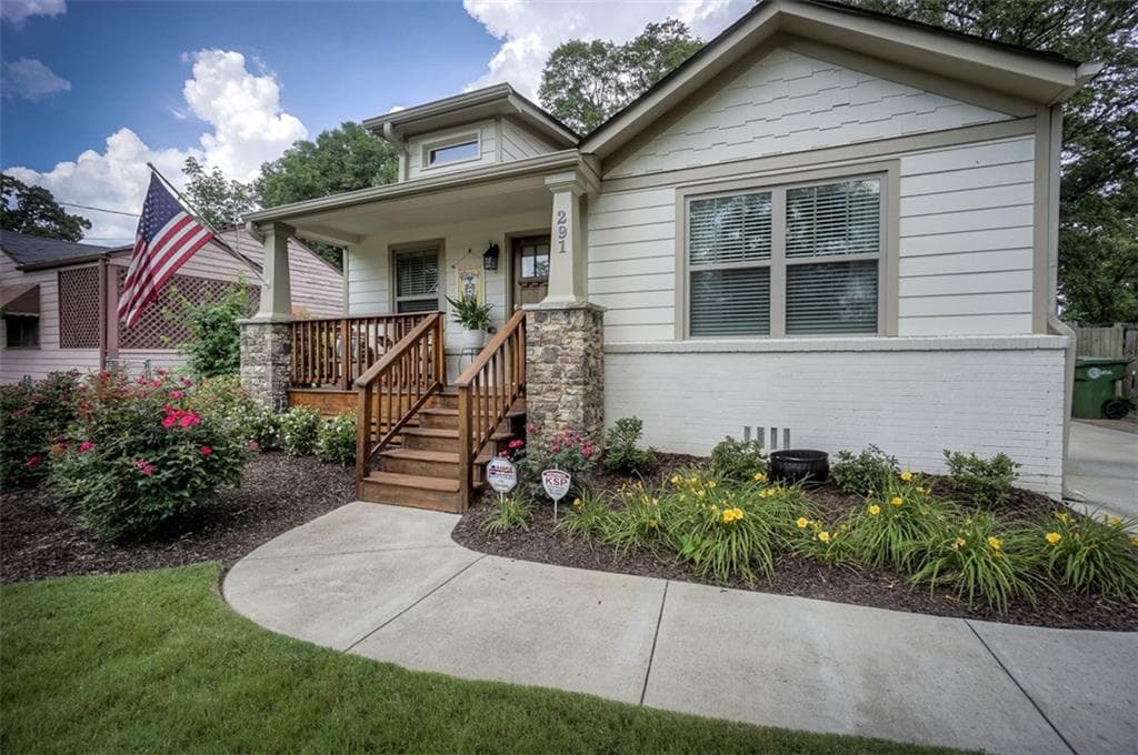 4 bedroom, 1,995 sq ft single family residence sold at 291 Leland Terrace, Atlanta, GA 30317