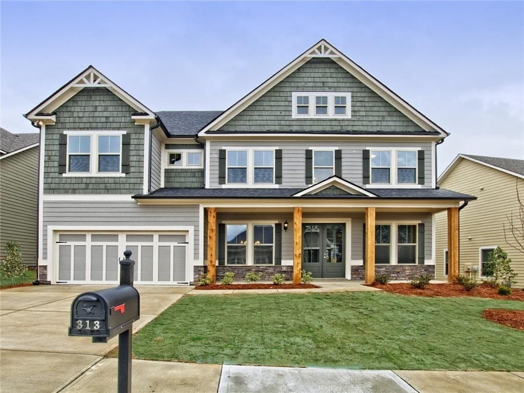 5 bedroom, 4,160 sq ft single family residence sold at 313 Woodridge Pass, Canton, GA 30114