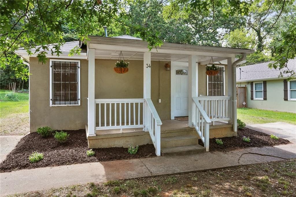 3 bedroom, 1,040 sq ft single family residence sold at 34 Hutchinson Street, Atlanta, GA 30307