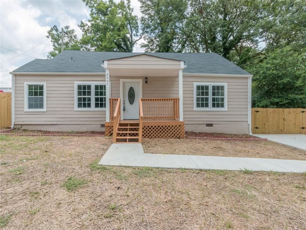3 bedroom, 1,486 sq ft single family residence sold at 2507 Hillside Avenue, Decatur, GA 30032