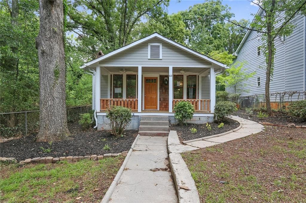 3 bedroom, 1,200 sq ft single family residence sold at 62 Adair Avenue, Atlanta, GA 30315