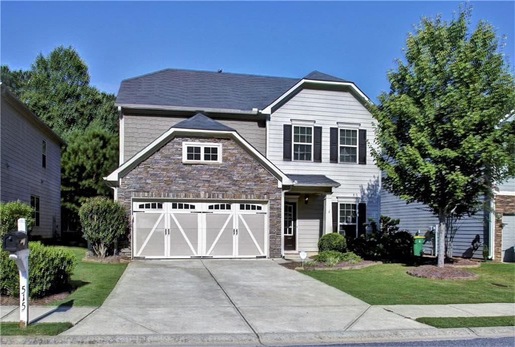 4 bedroom, 2,445 sq ft single family residence sold at 515 Crestmont Lane, Canton, GA 30114