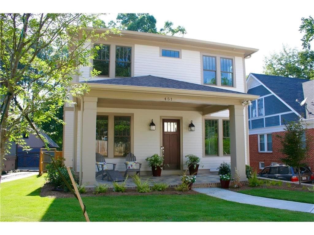 6 bedroom, 3,693 sq ft single family residence sold at 451 3rd Avenue, Decatur, GA 30030