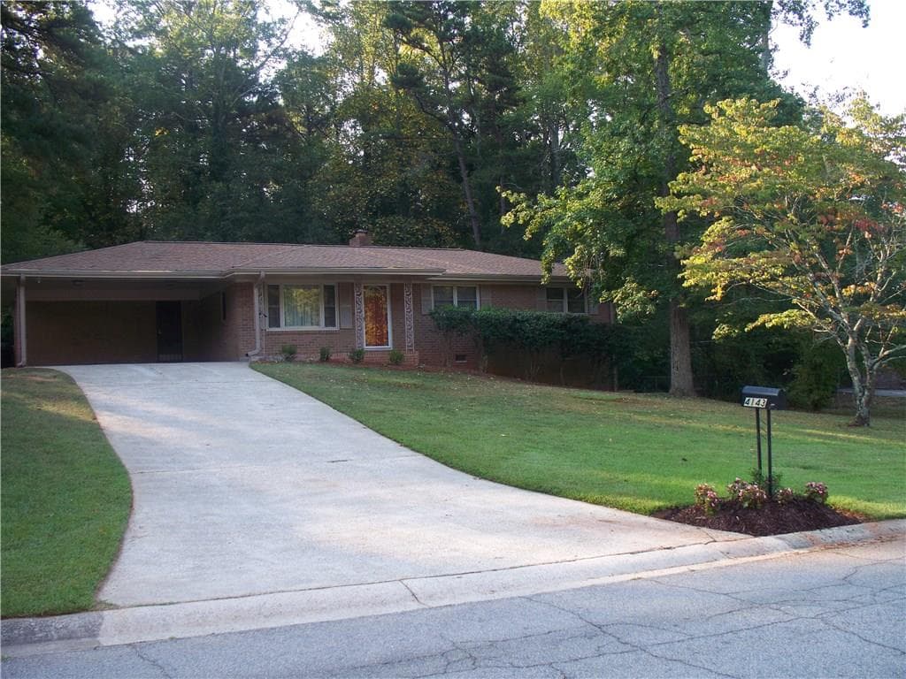 3 bedroom, 1,170 sq ft single family residence sold at 4143 Seminole Circle, Austell, GA 30106