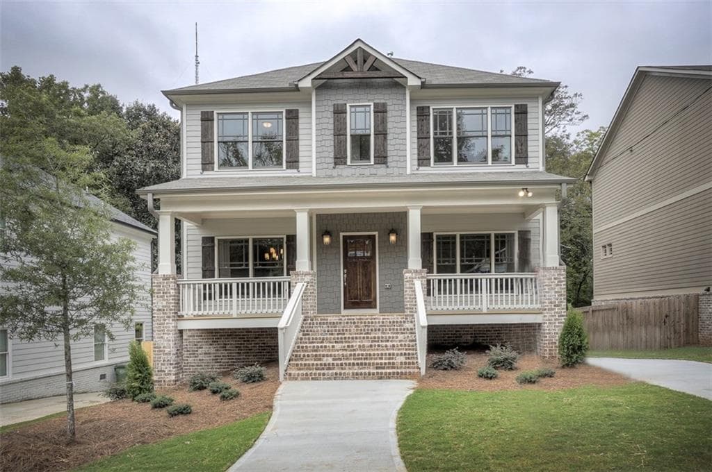 5 bedroom, 3,500 sq ft single family residence sold at 206 Warren Street, Atlanta, GA 30317