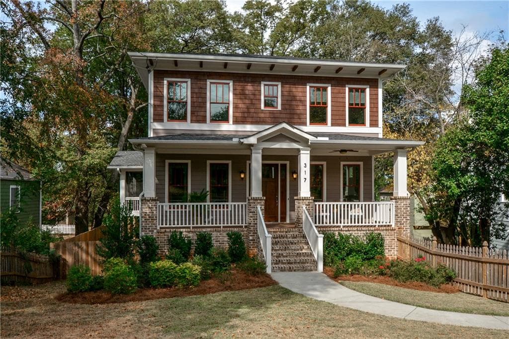 5 bedroom, 3,012 sq ft single family residence sold at 317 W Howard Avenue, Decatur, GA 30030