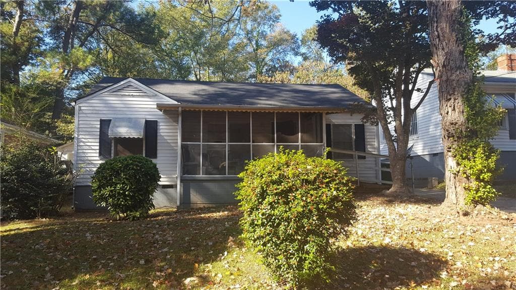 2 bedroom single family residence sold at 1361 Westmont Road, Atlanta, GA 30311