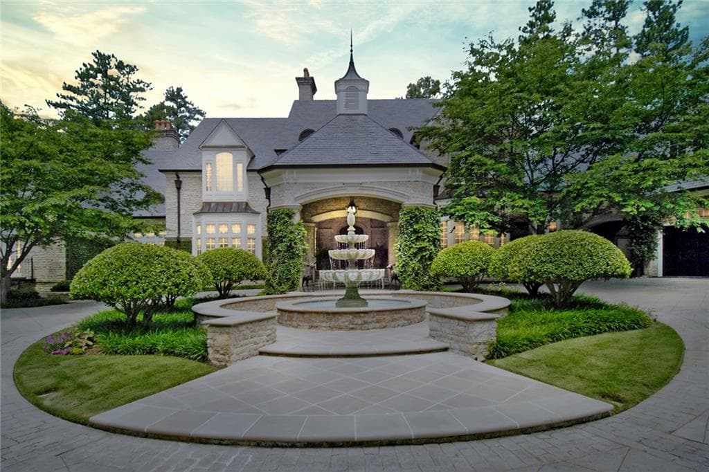 7 bedroom, 14,000 sq ft single family residence sold at 3025 Wellington Road, Alpharetta, GA 30022
