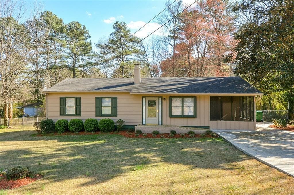3 bedroom, 1,025 sq ft single family residence sold at 3713 Mary Anna Drive, Tucker, GA 30084