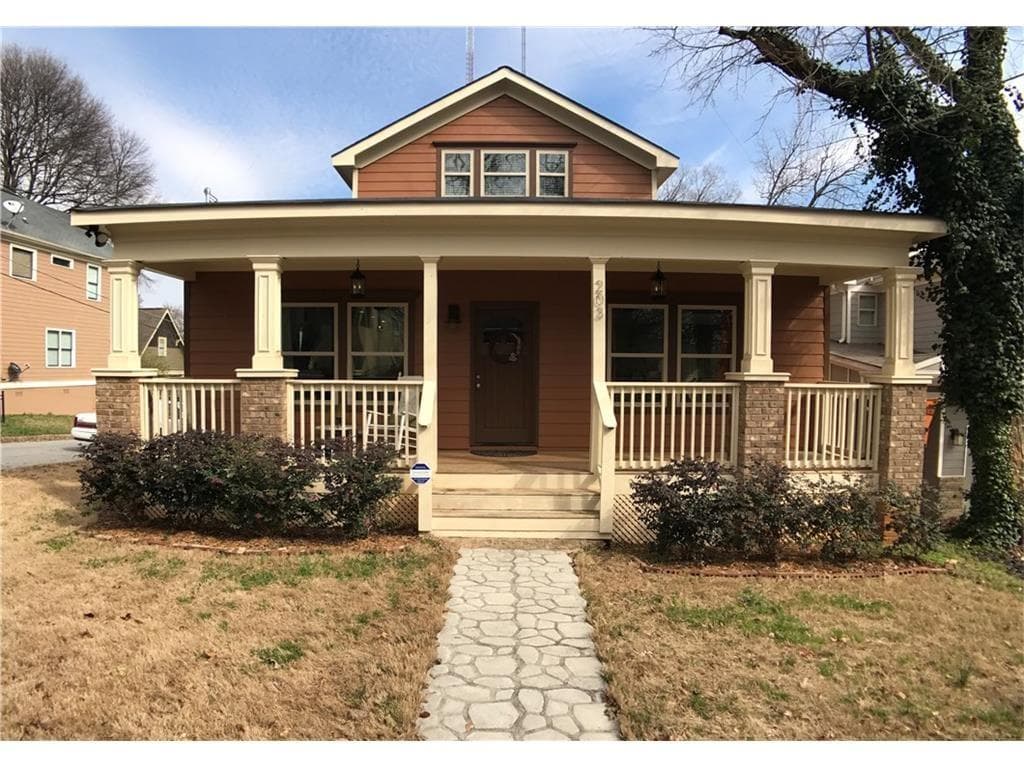 3 bedroom, 2,000 sq ft single family residence sold at 203 Wesley Avenue, Atlanta, GA 30307