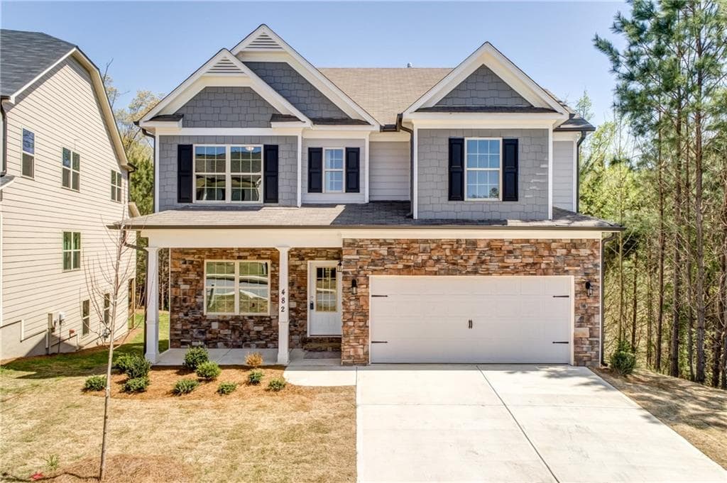 4 bedroom, 2,700 sq ft single family residence sold at 482 Crestmont Lane, Canton, GA 30114