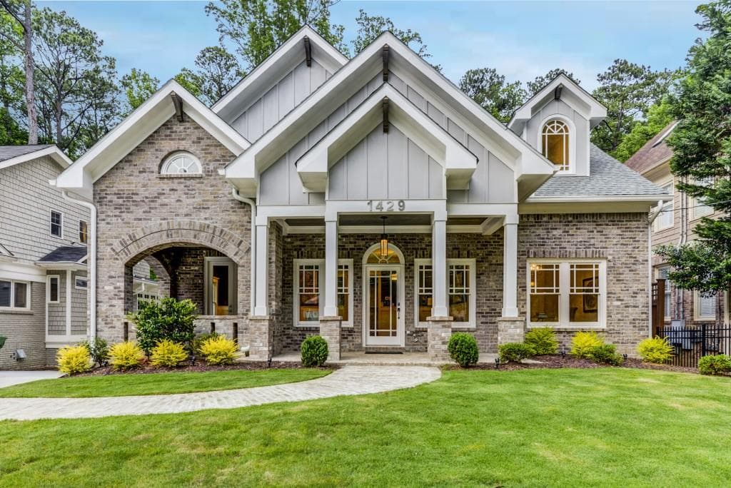 5 bedroom, 4,850 sq ft single family residence sold at 1429 N Morningside Drive, Atlanta, GA 30306