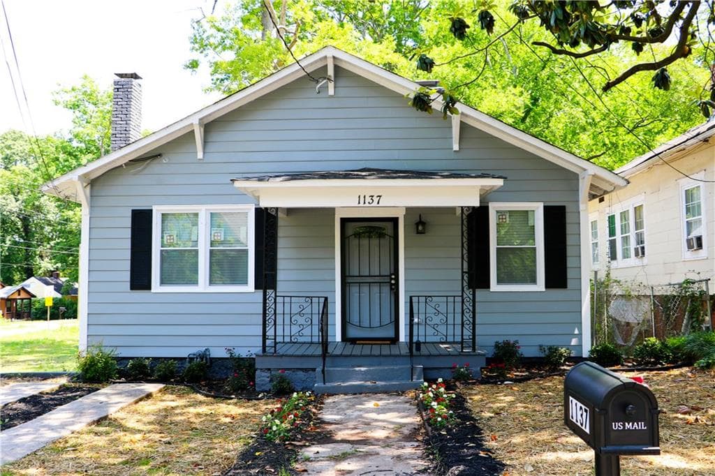 3 bedroom, 972 sq ft single family residence sold at 1137 Arlington Avenue, Atlanta, GA 30310