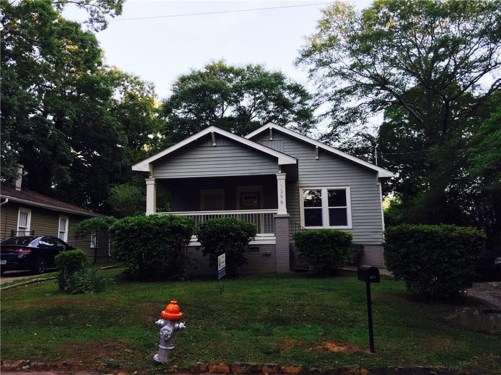 2 bedroom single family residence sold at 1396 Carnegie Avenue, Atlanta, GA 30344