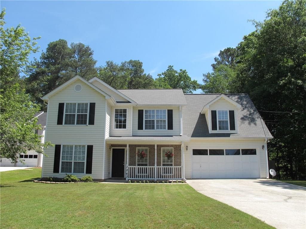 4 bedroom single family residence sold at 1263 Lakeview Road, Grayson, GA 30017