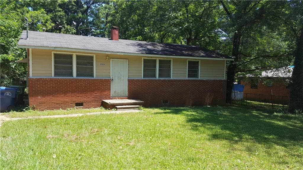 3 bedroom single family residence sold at 3520 Ruby H Harper Boulevard, Atlanta, GA 30354