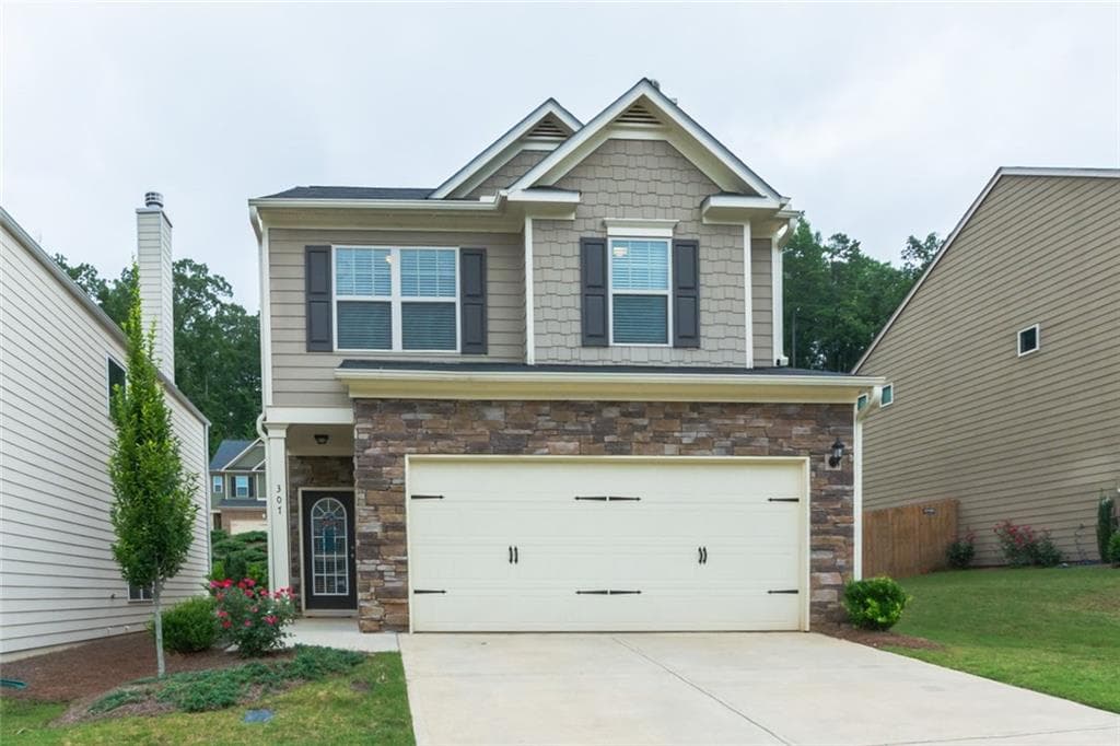 3 bedroom, 1,820 sq ft single family residence sold at 307 Lakeside Lane, Woodstock, GA 30188