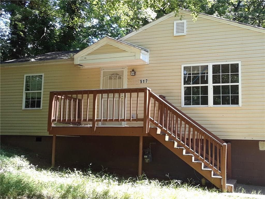 3 bedroom, 912 sq ft single family residence sold at 517 Emily Place, Atlanta, GA 30318