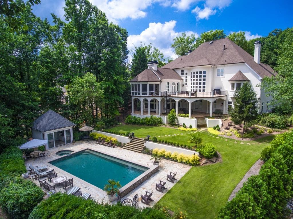 6 bedroom, 7,189 sq ft single family residence sold at 8870 Old Southwick Pass, Alpharetta, GA 30022