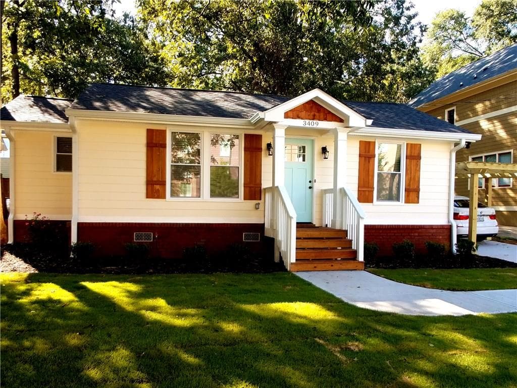 3 bedroom, 1,100 sq ft single family residence sold at 3409 Bachelor Street, East Point, GA 30344