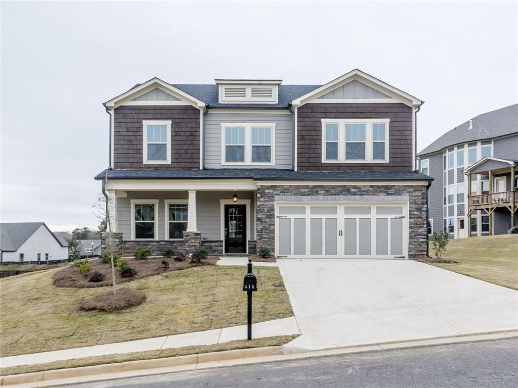 4 bedroom, 2,421 sq ft single family residence sold at 410 Ridgeway Lane, Canton, GA 30114