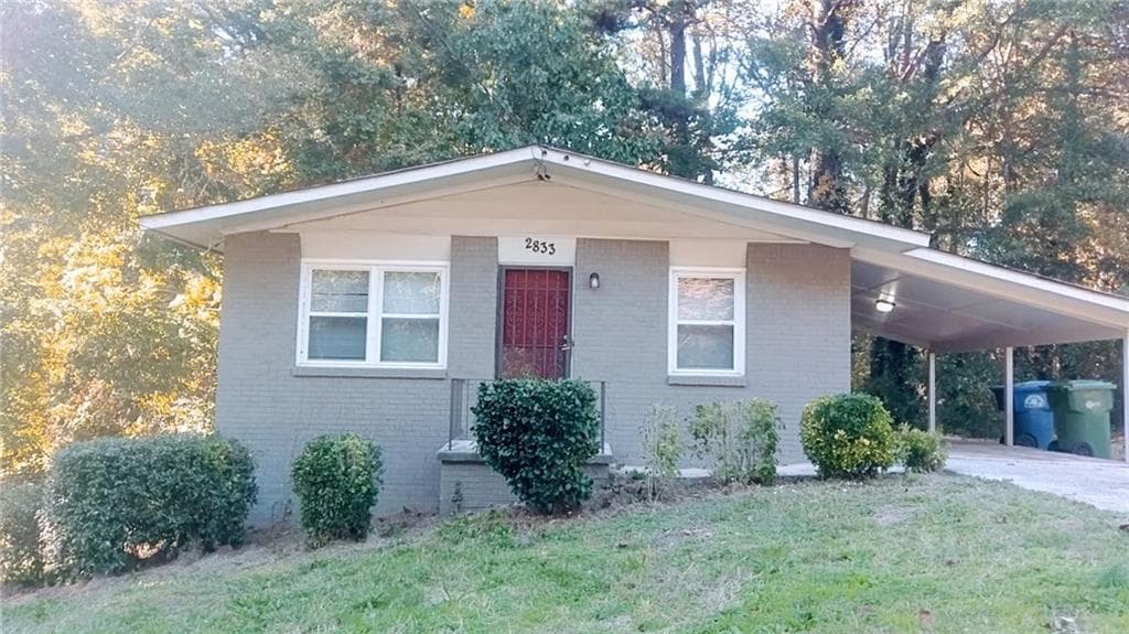 4 bedroom, 1,092 sq ft single family residence sold at 2833 Crescendo Drive, Atlanta, GA 30318