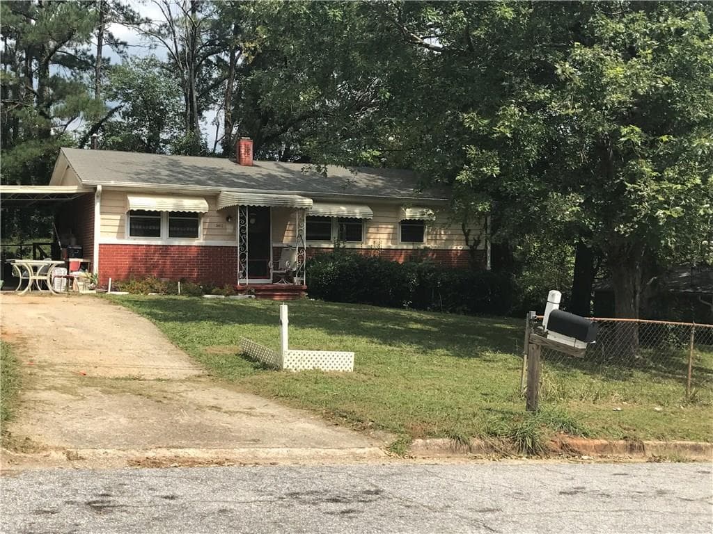 3 bedroom, 1,000 sq ft single family residence sold at 3411 Villa Circle, Atlanta, GA 30354