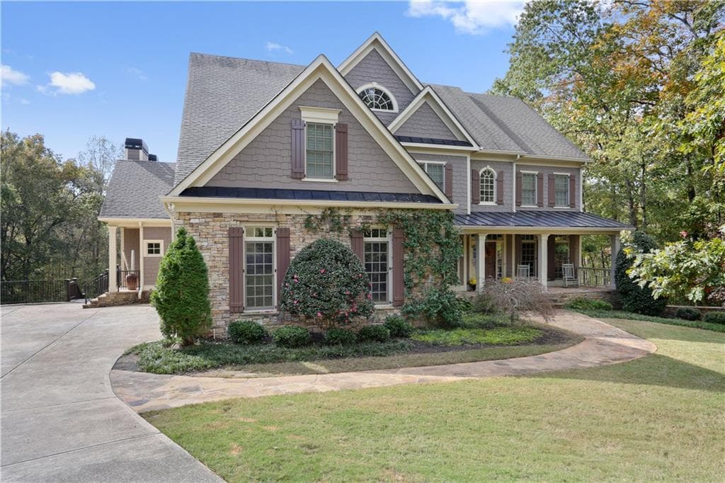 6 bedroom, 5,107 sq ft single family residence sold at 15635 Canterbury Chase, Milton, GA 30004