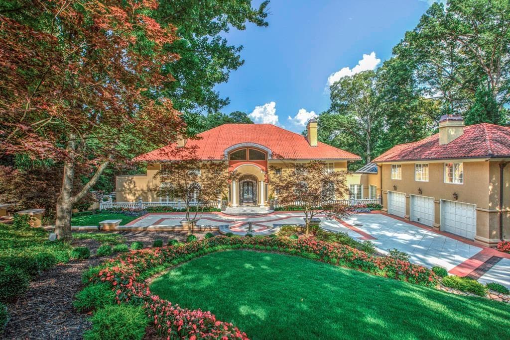 6 bedroom single family residence sold at 105 Parc Du Chateau, Atlanta, GA 30327
