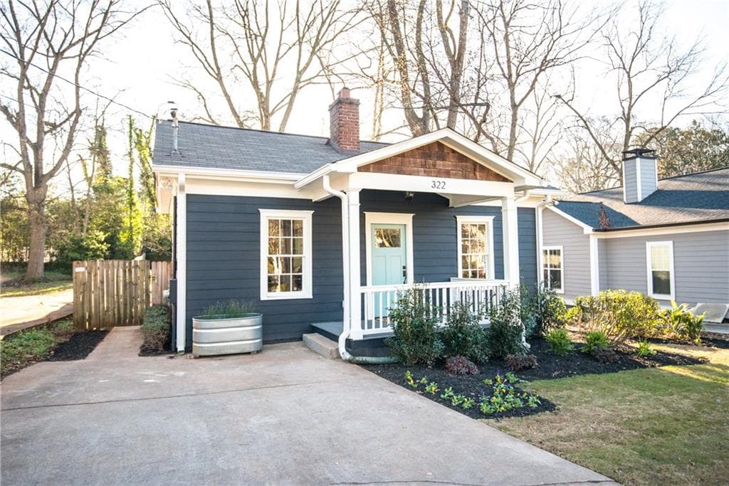 3 bedroom, 1,210 sq ft single family residence sold at 322 4th Avenue, Decatur, GA 30030
