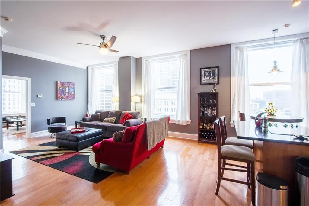 2 bedroom, 1,332 sq ft condominium sold at 57 Forsyth Street 11A, Atlanta, GA 30303