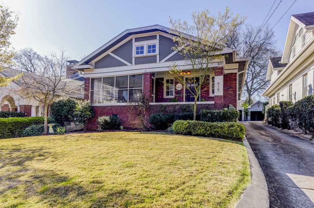 3 bedroom, 1,875 sq ft single family residence sold at 419 9th Street, Atlanta, GA 30309