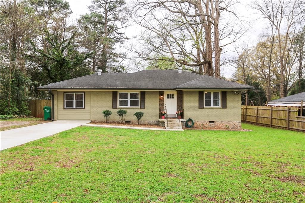 3 bedroom, 1,254 sq ft single family residence sold at 3465 Wren Road, Decatur, GA 30032