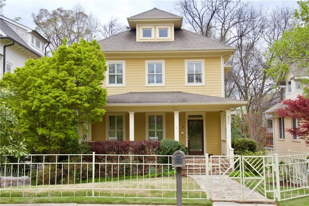 5 bedroom, 4,727 sq ft single family residence sold at 1260 North Avenue, Atlanta, GA 30307