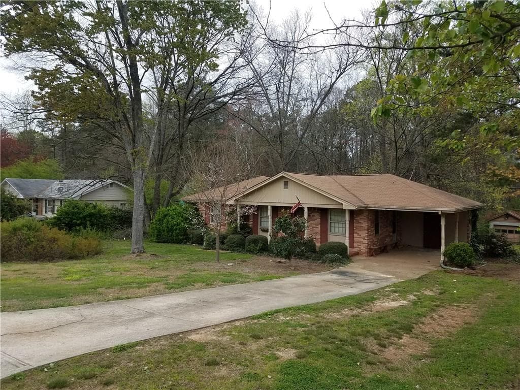 3 bedroom single family residence sold at 1560 Blue Ridge Drive, Marietta, GA 30008