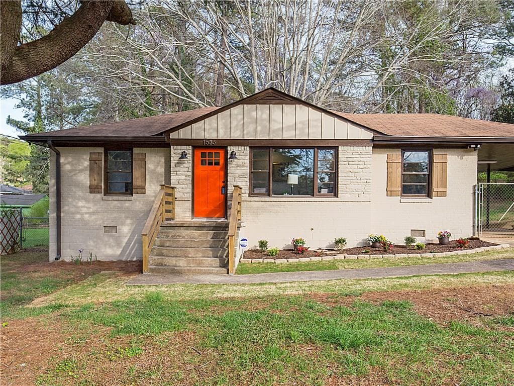 3 bedroom, 1,125 sq ft single family residence sold at 1536 Dianne Court, Atlanta, GA 30316