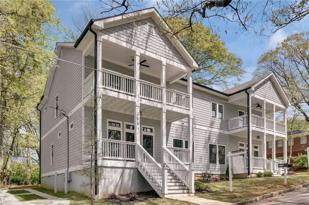 4 bedroom, 2,461 sq ft townhouse sold at 266 Bass Street A, Atlanta, GA 30316