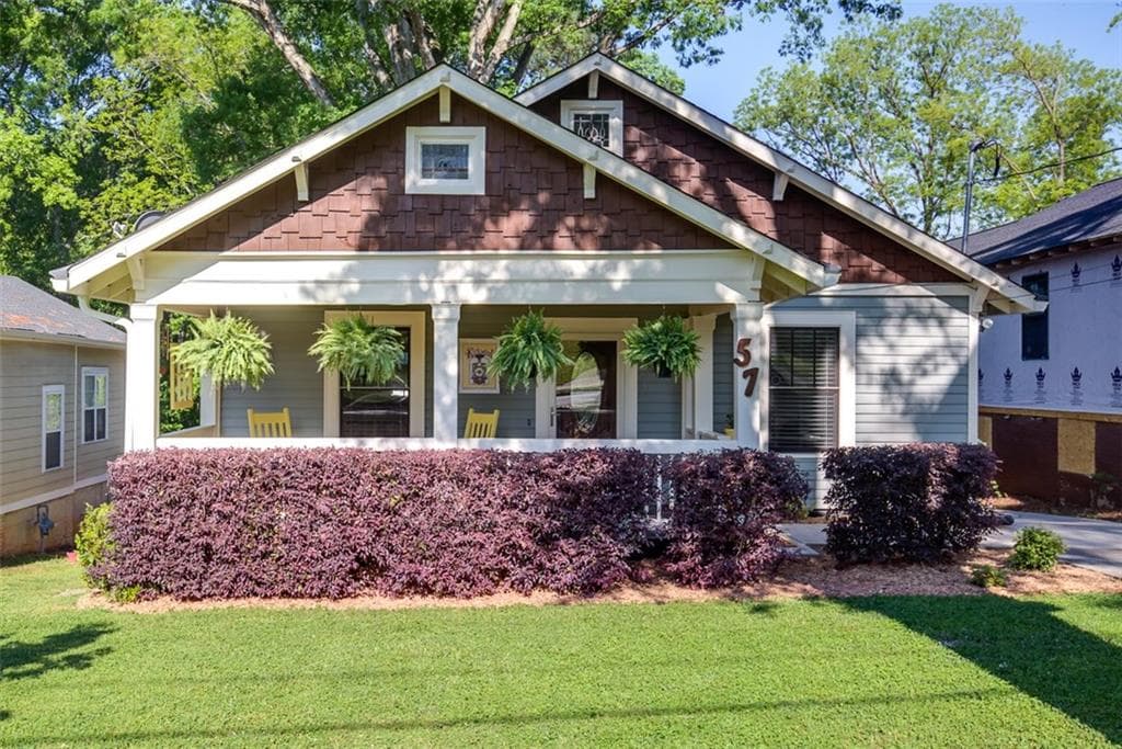 3 bedroom, 1,500 sq ft single family residence sold at 57 Anniston Avenue, Atlanta, GA 30317