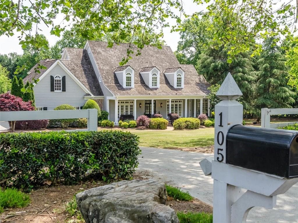 6 bedroom, 8,605 sq ft single family residence sold at 105 Old Cedar Lane, Milton, GA 30004