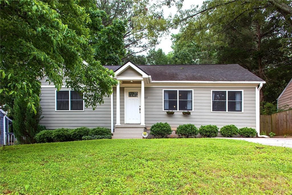 3 bedroom, 1,393 sq ft single family residence sold at 1667 Braeburn Drive, Atlanta, GA 30316