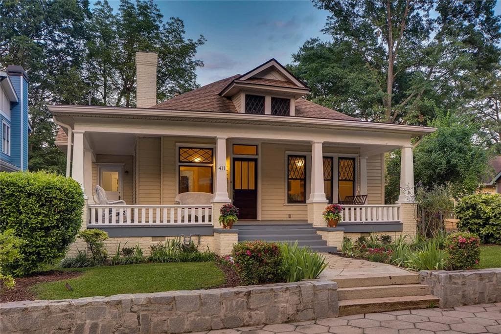 3 bedroom, 1,628 sq ft single family residence sold at 411 Candler Street, Atlanta, GA 30307