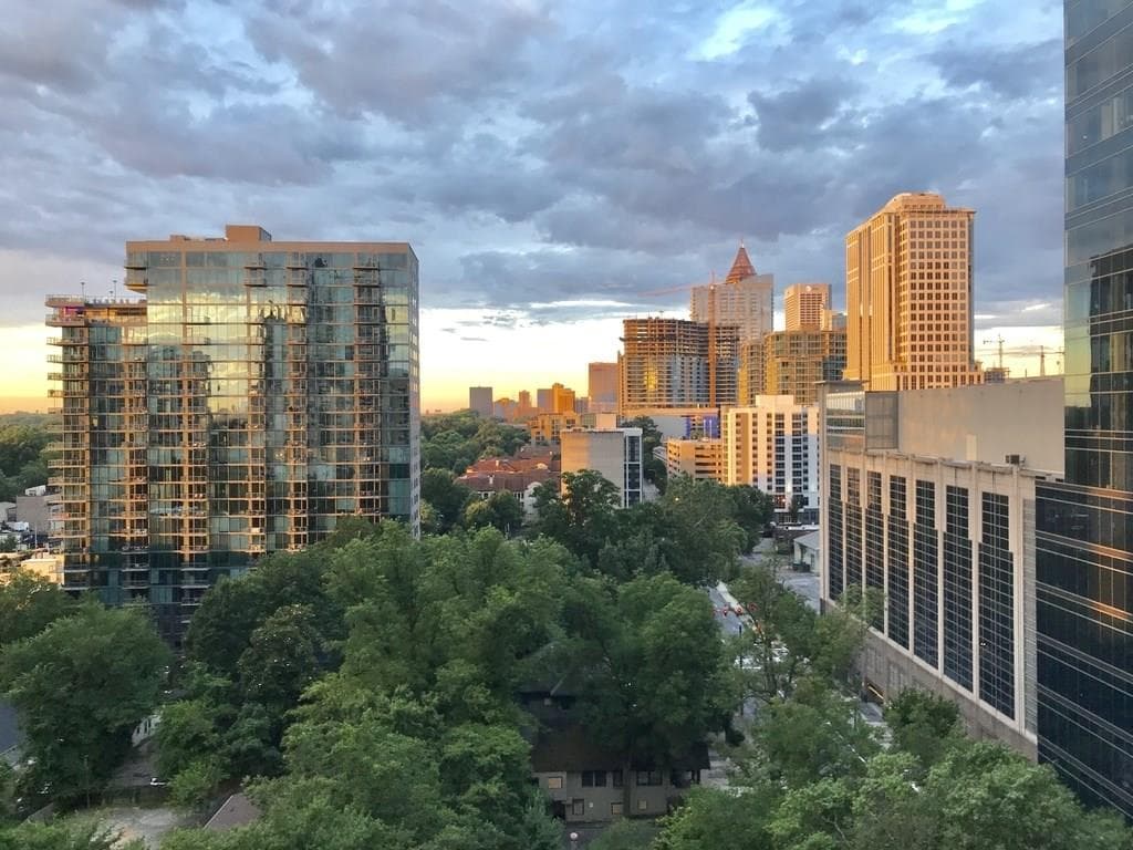 2 bedroom, 1,169 sq ft condominium sold at 1101 Juniper Street 1411, Atlanta, GA 30309