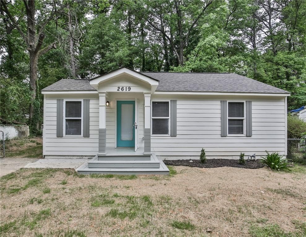 3 bedroom, 756 sq ft single family residence sold at 2619 Hood Avenue, Atlanta, GA 30318