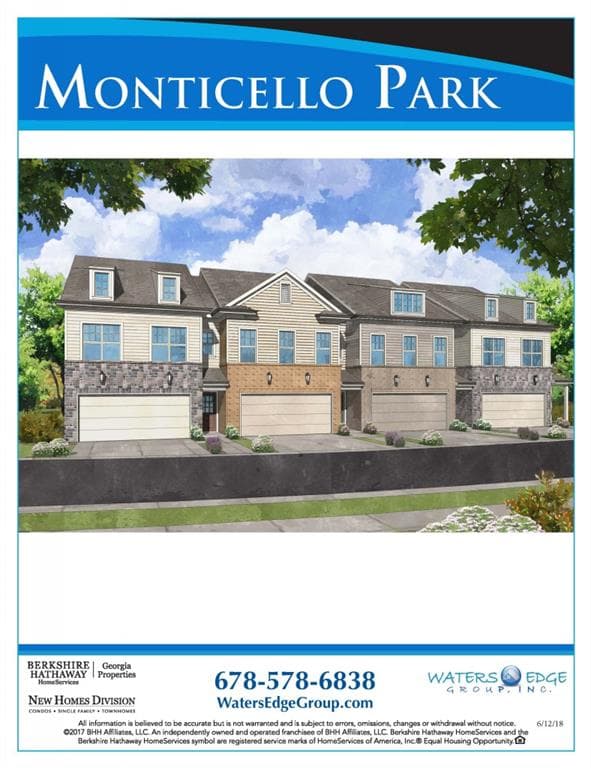 3 bedroom, 1,891 sq ft townhouse sold at 531 Jefferson Chase Street 405, Atlanta, GA 30354