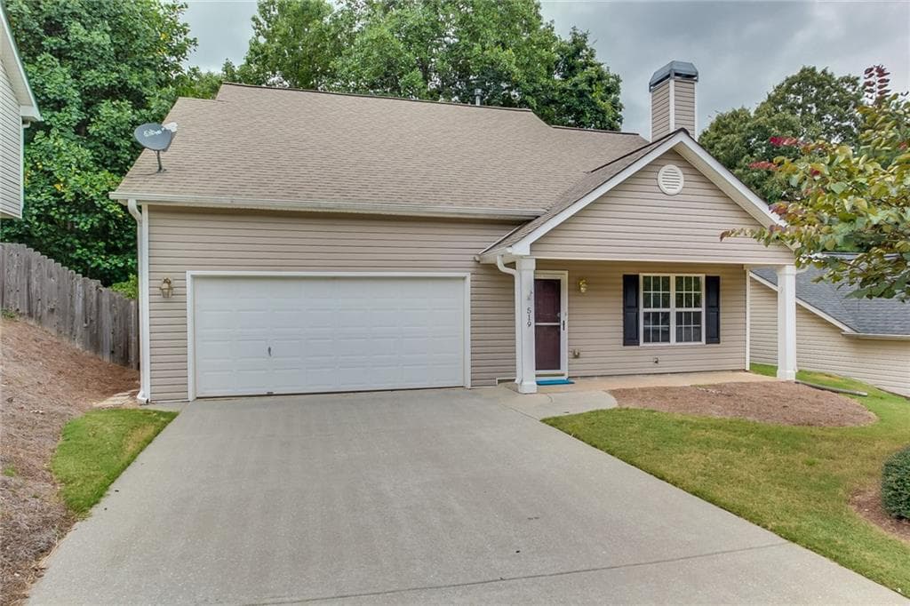 3 bedroom, 1,466 sq ft single family residence sold at 519 Parkstone Lane, Woodstock, GA 30189